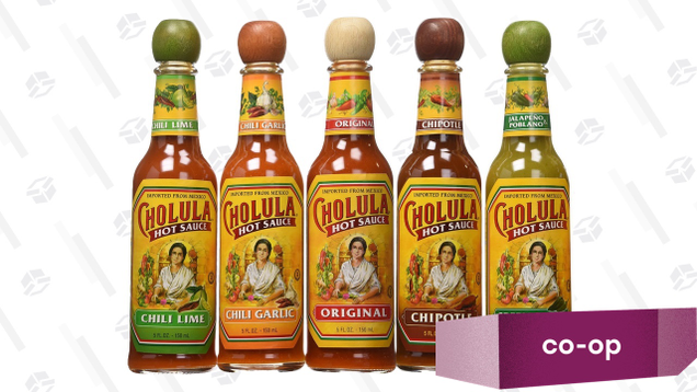 Available in a variety of flavors, Cholula’s hot sauces strike a great balance between heat and flavor.